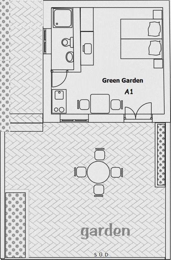 Studio Green Garden Borik Rovinj Extérieur photo