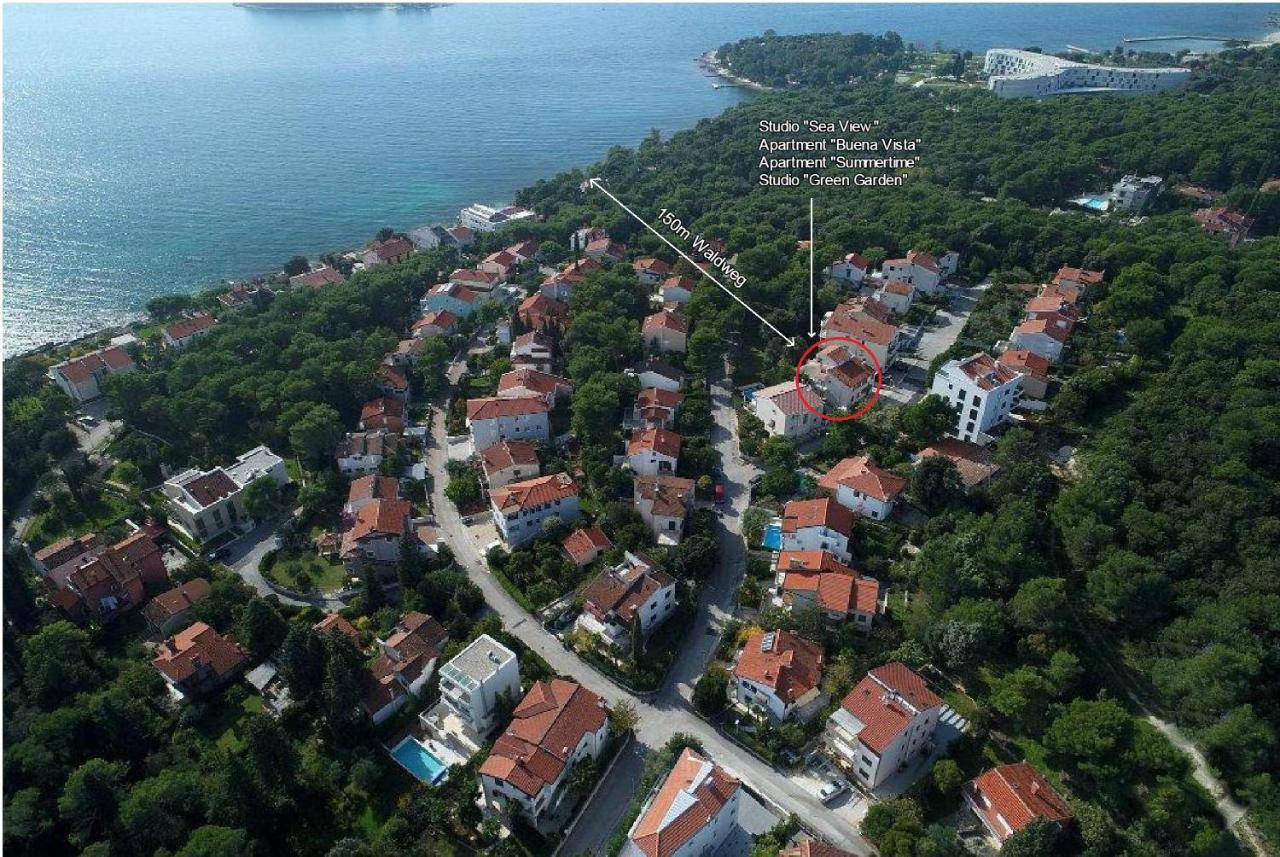 Studio Green Garden Borik Rovinj Extérieur photo